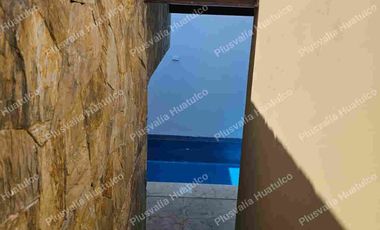 RENTA CASA CON VISTA AL MAR      BAHIAS DE HUATULCO