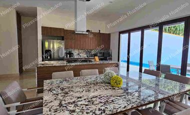 RENTA CASA CON VISTA AL MAR      BAHIAS DE HUATULCO