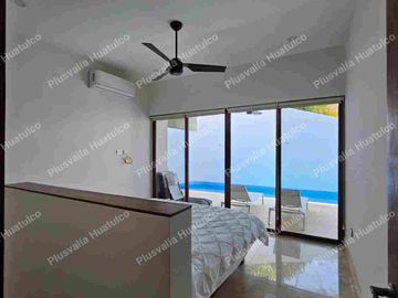 RENTA CASA CON VISTA AL MAR      BAHIAS DE HUATULCO