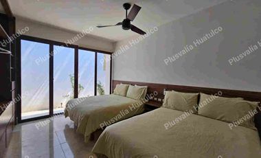 RENTA CASA CON VISTA AL MAR      BAHIAS DE HUATULCO