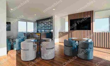 Departamentos de lujo en venta, ubicados a 5 minutos de ciudad judicial, Atlixcayotl, Lomas de Angelópolis, periférico, desarrollo con alberca, gimnasio, coworking,  Departamento de 3 habitaciones único en su clase, zona de muy alta plusvalía.