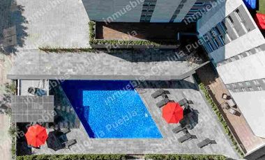 Departamentos de lujo en venta, ubicados a 5 minutos de ciudad judicial, Atlixcayotl, Lomas de Angelópolis, periférico, desarrollo con alberca, gimnasio, coworking,  Departamento de 3 habitaciones único en su clase, zona de muy alta plusvalía.