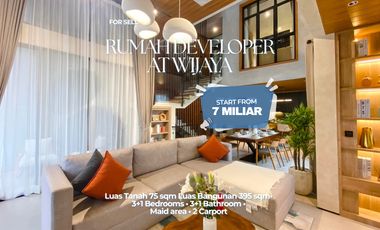Dijual Rumah Brand New Nivara Resort Townhouse At Wijaya 3 BR Lokasi Jl Wijaya Jakarta Selatan