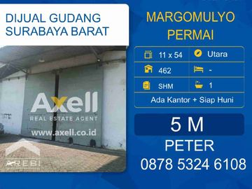 Gudang Margomulyo Permai Dijual