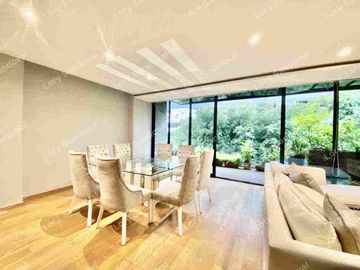 HERMOSO Y AMPLIO DEPARTAMENTO CON TERRAZA PRIVADA DE LUJO EN RENTA EN LA MEJOR UBICACION DE POLANCO