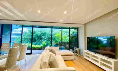 HERMOSO Y AMPLIO DEPARTAMENTO CON TERRAZA PRIVADA DE LUJO EN RENTA EN LA MEJOR UBICACION DE POLANCO
