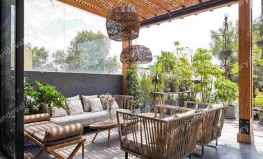 PENTHOUSE DE LUJO AMUEBLADO EN VENTA POLANCO CON TERRAZAS PRIVADAS