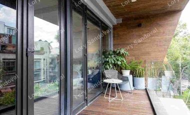 PENTHOUSE DE LUJO AMUEBLADO EN VENTA POLANCO CON TERRAZAS PRIVADAS