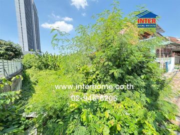 Vacant land, 123 sq.wa., located on Soi Nonthaburi 17, Rattanathibet Road, Sanam Bin Nam Road, Mueang Nonthaburi, Nonthaburi