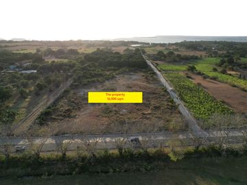 Prime lot along Calatagan Highway corner location