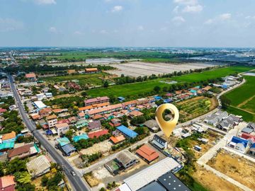 House for Sale in Ayutthaya – Uthai District, Thanū Subdistrict European-Style House with 226.6 sq.wah Land Near Rojana Industrial Estate