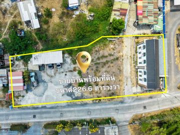House for Sale in Ayutthaya – Uthai District, Thanū Subdistrict European-Style House with 226.6 sq.wah Land Near Rojana Industrial Estate