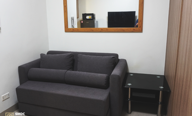 Semi-Furnished 1 Bedroom Unit with balcony for Rent in Unit B021275 Tower 2 Shore 2 Residences Pasay City