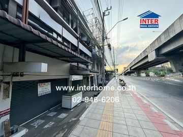Three-story commercial building, 20 sq.wa. (approximately 80 sq.m.), near Prawet intersection, Sukhumvit 77 Soi, On Nut Road, Chalerm Phra Kiat R.9 Ro