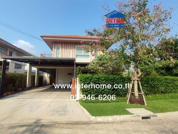 Two-story detached house, 78.9 sq.wah, Kanasiri Chaiyapruek-Wongwaen Village, Bang Kruai-Sai Noi Road, Chaiyapruek Road, Bang Bua Thong, Nonthaburi.