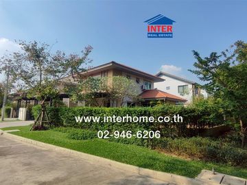 Two-story detached house, 78.9 sq.wah, Kanasiri Chaiyapruek-Wongwaen Village, Bang Kruai-Sai Noi Road, Chaiyapruek Road, Bang Bua Thong, Nonthaburi.