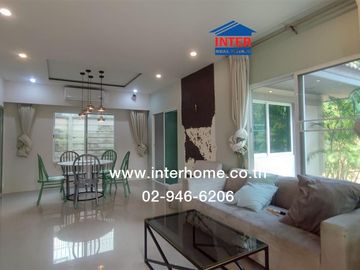 Two-story detached house, 78.9 sq.wah, Kanasiri Chaiyapruek-Wongwaen Village, Bang Kruai-Sai Noi Road, Chaiyapruek Road, Bang Bua Thong, Nonthaburi.