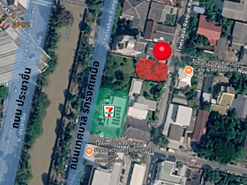 Land for Sale in Prachachuen, Thetsaban Rangsan Nuea Road, Shallow Access, 99 sq.wah, Ideal for Building a Home