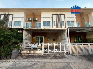 Two-story townhome, 18.7 sq.wah, Pleno Ratchaphruek-Rama 5 Village, Bang Kruai-Sai Noi Road, Nakhon In Road, Mueang Nonthaburi, Nonthaburi.
