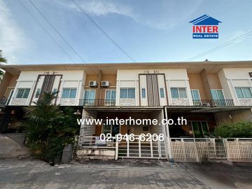 Two-story townhome, 18.7 sq.wah, Pleno Ratchaphruek-Rama 5 Village, Bang Kruai-Sai Noi Road, Nakhon In Road, Mueang Nonthaburi, Nonthaburi.