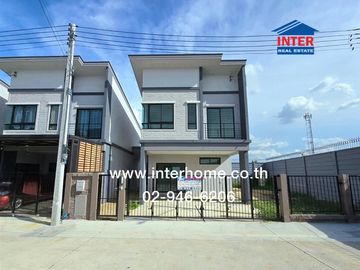 Two-story semi-detached house, 49.2 sq.wah, The Plant Rangsit Klong 4-Wongwaen Village, near Chalerm Phra Kiat Park, Rangsit-Nakhon Nayok Road, Klong