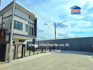 Two-story semi-detached house, 49.2 sq.wah, The Plant Rangsit Klong 4-Wongwaen Village, near Chalerm Phra Kiat Park, Rangsit-Nakhon Nayok Road, Klong