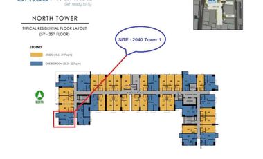 1 BEDROOM BANK FORECLOSED CONDO FOR SALE in
UNIT 2040 @ 20TH FLOOR, AMAIA SKIES AVENIDA TOWER 1, T. MAPUA COR. DOROTEO JOSE STS. & RIZAL AVENUE, BRGY. 313 ZONE 31, SANTA CRUZ, MANILA-easy bank financing and price is negotiable!