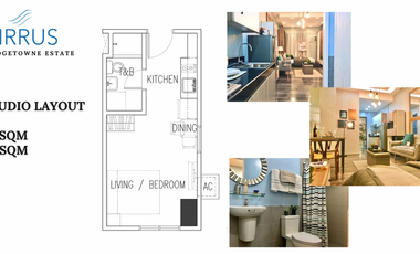 Pre-Selling: Studio Unit for Sale in Cirrus at Bridgetowne Estate, Pasig City
