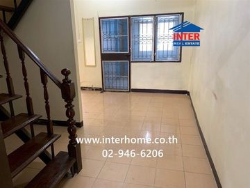 Two-story townhouse, 18 sq.wa., Sin Sap Nakorn Village, near North Bangkok University, Saphan Mai Campus, Thep Rak Road, Phahonyothin Road, Bang Khen