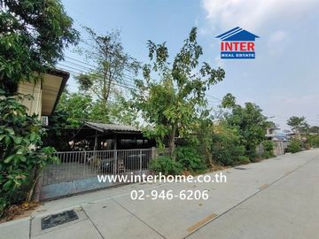 Land + 2-story detached house, 138 sq.wa. Located in Soi Khlong Luang Soi 8, Phahonyothin Road/Vibhavadi-Rangsit Road, Khlong Luang, Pathum Thani.