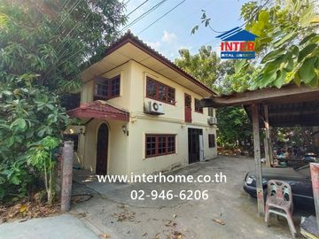Land + 2-story detached house, 138 sq.wa. Located in Soi Khlong Luang Soi 8, Phahonyothin Road/Vibhavadi-Rangsit Road, Khlong Luang, Pathum Thani.