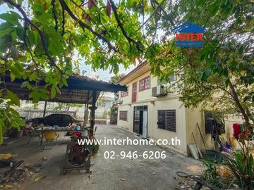 Land + 2-story detached house, 138 sq.wa. Located in Soi Khlong Luang Soi 8, Phahonyothin Road/Vibhavadi-Rangsit Road, Khlong Luang, Pathum Thani.