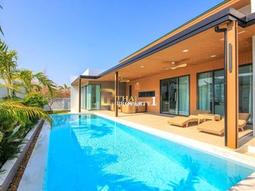 Elegant Tropical 3-Bedroom Pool Villa in Tranquil Hua Hin Setting