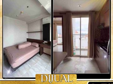 DIJUAL APARTEMEN 2 BR LUAS  48 M² DI ROYAL MEDITERANIA GARDEN RESIDENCE TANJUNG DUREN JAKARTA BARAT