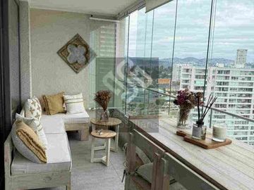 Venta Depto 2 Habitaciones Dos Baños Vista Al Mar Reñaca