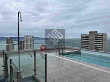 Venta Depto 2 Habitaciones Dos Baños Vista Al Mar Reñaca