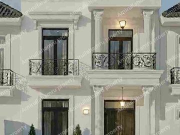 Rumah mewah modern di jakarta timur cipayung Dalam cluster.
