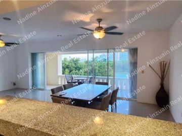 SE RENTA DEPARTAMENTO EN CALLE POK TAPOK ZONA HOTELERA DE CANCÚN, SOBRE BOULEVARD KUKULKÁN. 2 RECÁMARAS, ALBERCA, HERMOSA VISTA A LA LAGUNA.