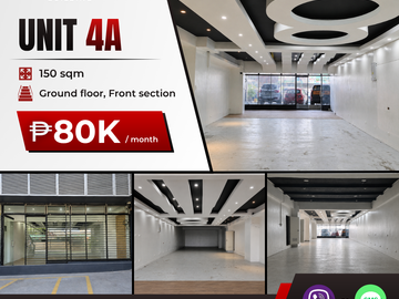 Commercial Space 150 SQM – Unit 4A for Rent, Parañaque, Brgy. Sun-Valley, Nassons Building