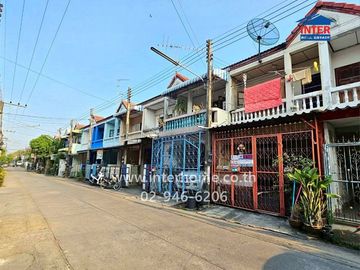Two-story townhome, 16 sq.wa., Air Villa Village, Lam Luk Ka Khlong 3, near the Green Line --S Khuk Khot Station, Lam Luk Ka Road, Khlong Sam Road, La