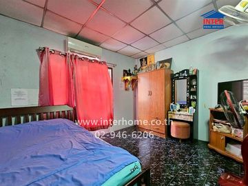 Two-story townhome, 16 sq.wa., Air Villa Village, Lam Luk Ka Khlong 3, near the Green Line --S Khuk Khot Station, Lam Luk Ka Road, Khlong Sam Road, La
