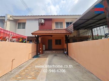 Two-story townhouse, 15 sq.wa., Baan Eua Arthorn Rangsit Khlong 7/1 (Soi 22), Baan Eua Arthorn 7/1 Community, Rangsit-Nakhon Nayok Road, Thanyaburi, P