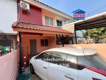 Two-story townhouse, 15 sq.wa., Baan Eua Arthorn Rangsit Khlong 7/1 (Soi 22), Baan Eua Arthorn 7/1 Community, Rangsit-Nakhon Nayok Road, Thanyaburi, P