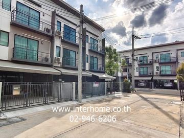 3-story townhome, 17 sq.wa., Klang Muang Ratchaphruek-Rama 5 Village, Soi Bang Phai 21, Nakhon In Road, Bang Phai 21 Sub-district, Mueang Nonthaburi,