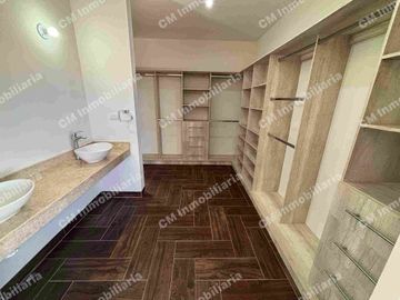 Casa AMPLIA en RENTA en Pozos ( sotavento ) semi nueva