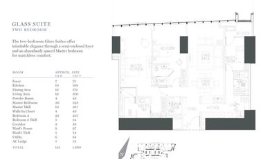 Modern 2 Bedroom Unit for Sale in Park Central Towers, Makati City
