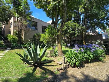 Casa en renta con amplio jardín | San Miguel Xicalco, Tlalpan | 1.100 m² de terreno