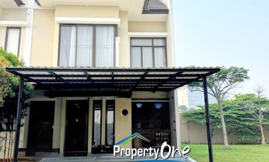 Jual Rumah Tusuk Sate Style 2 Lantai Lokasi Strategis Di The Eminent BSD Dekat Akses Mall AEON Dan KRL Serpong