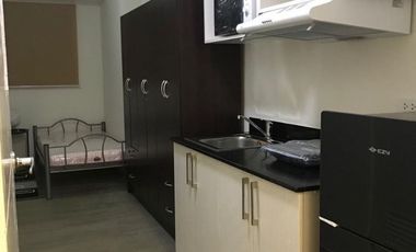 VISTAKATIPUNAN07XX: For Sale Fully Furnished Studio in Vista 309 Katipunan QC
