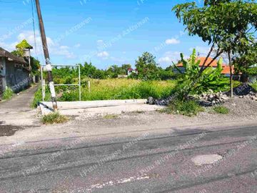 DIKONTRAKKAN Tanah Pinggir Jalan Utama Jl Waribang Denpasar – Akses Hotmix 8 Meter